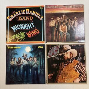 Charlie Daniels Band Vinyl LP Set Of 4 • Million Mile Reflections, Full Moon